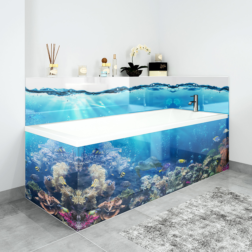 Digital Print Acrylic Bath Panel Made To Measure Premier Range